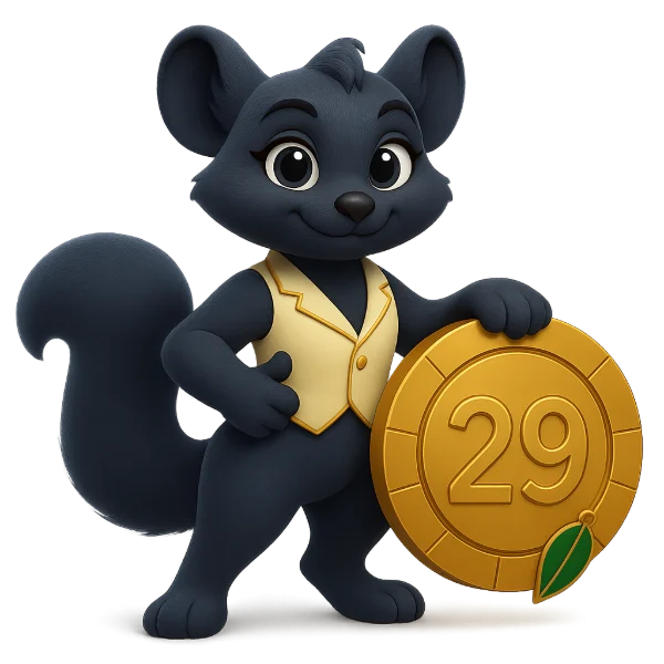 FaFa29 casino host with the gold 29 coin